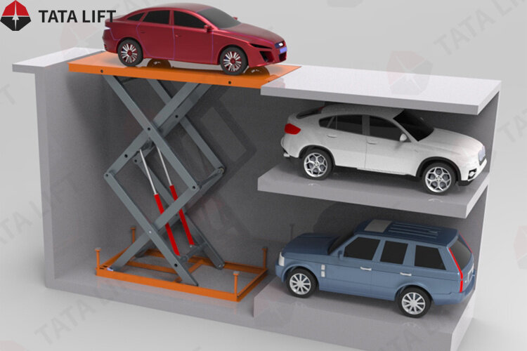 S-VRC -2 Scissor Type Car Elevator Lift
